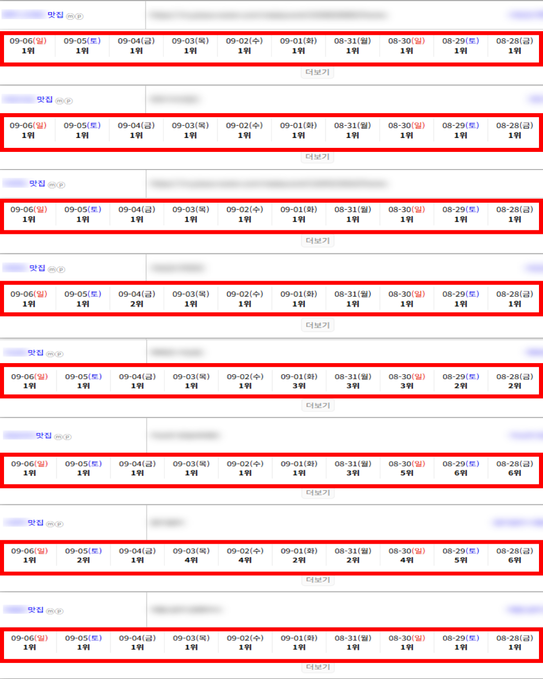 [플레이스 상위노출] 순위 & 로직 걱정 끝내드립니다 / 5등이내 200업체 돌파 이미지 26