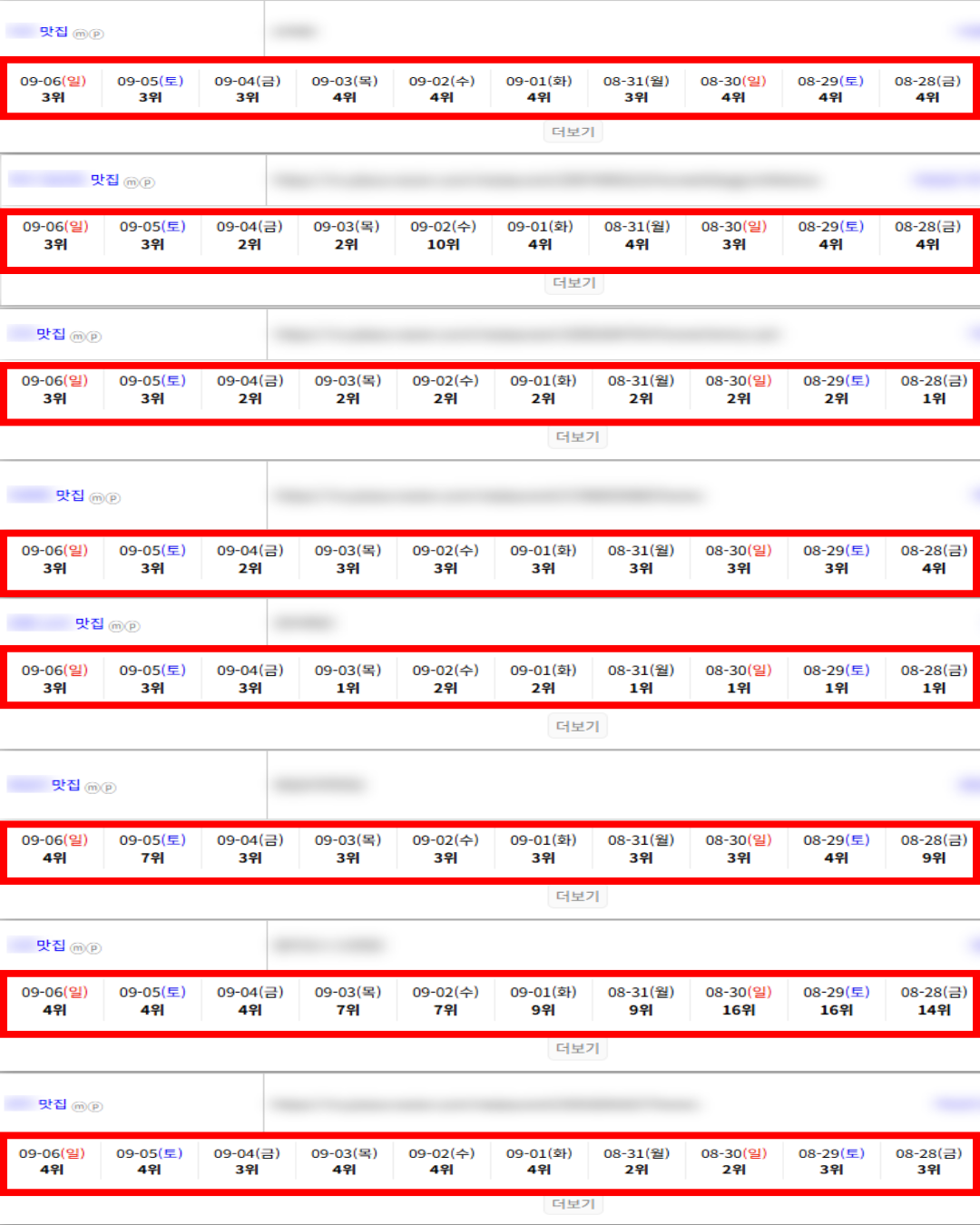 [플레이스 상위노출] 순위 & 로직 걱정 끝내드립니다 / 5등이내 200업체 돌파 이미지 33