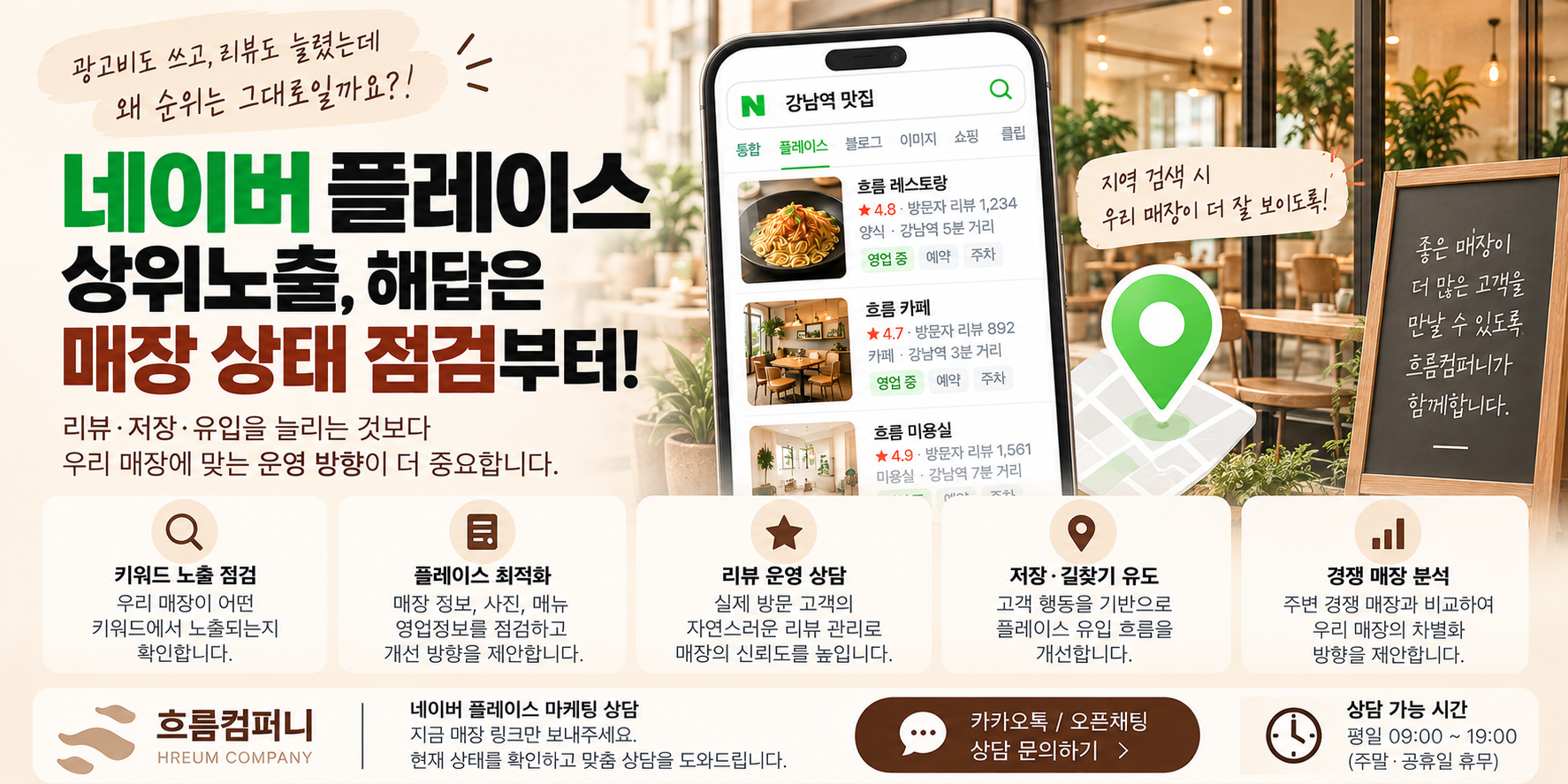 네이버 플레이스 상위노출, 광고비 쓰는데 순위는 그대로인가요?