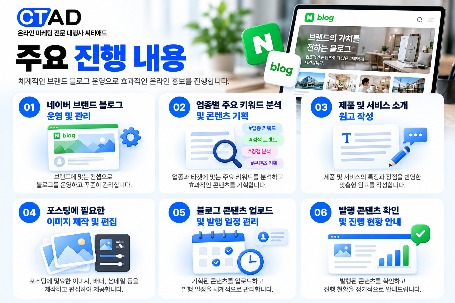 네이버 브랜드 블로그 운영, 콘텐츠 기획부터 포스팅 관리까지 해드립니다. 이미지 2