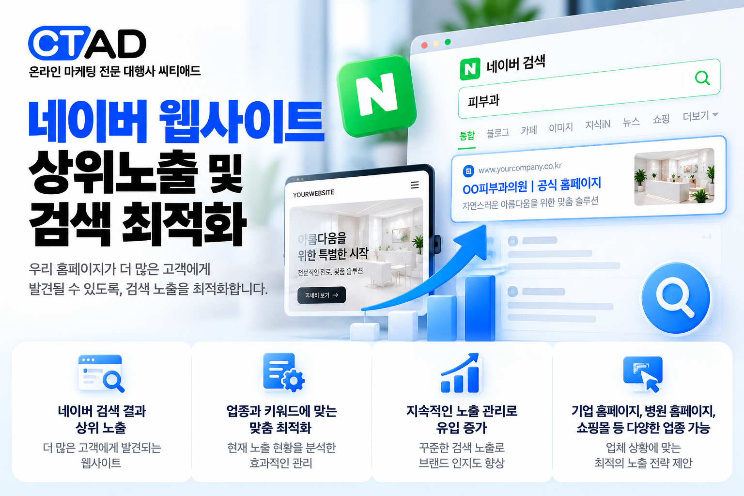 네이버 웹사이트 상위노출, 홈페이지 검색 노출이 고민이라면?
